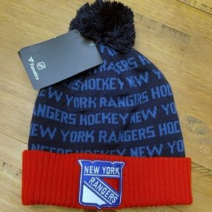 NHL Authentic Pro Fanatics Rangers Beanie